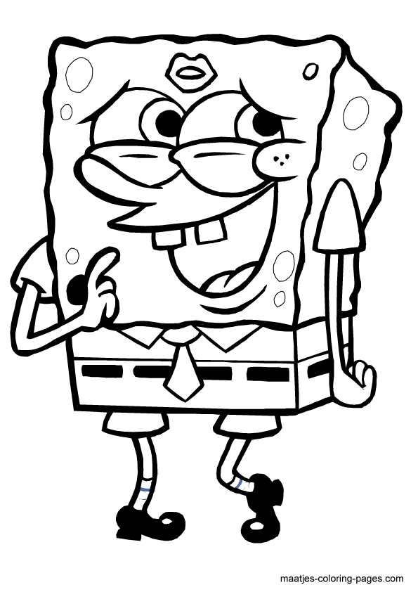 Sponge Bob kolorowanki